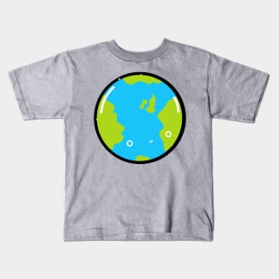 The Earth - Sticker Kids T-Shirt